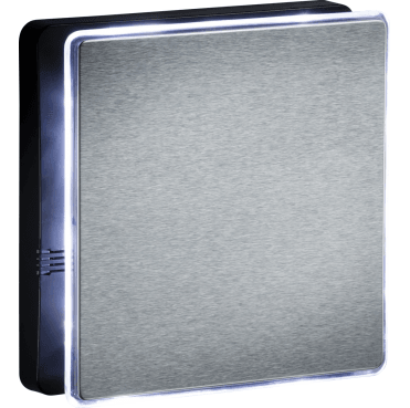 EX4TSS 100mm/4" LED Backlit Extractor Fan with Timer in Stainless Steel