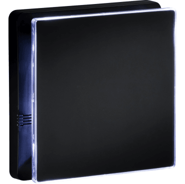 EX5TMB 100mm/4" LED Backlit Extractor Fan with Timer in Black