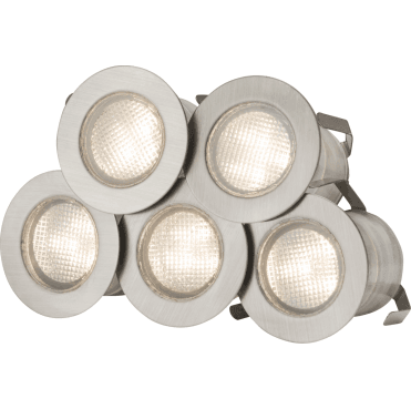 KIT16WW Outdoor IP65 10x0.2w LED (3000k Warm White) Kit in a Stainless Steel Finish