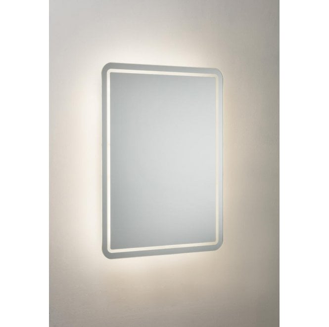 Knightsbridge MLR6045SD IP44 600x450mm Back Lit LED Bathroom Mirror with Demister, Shaver Socket and Motion Sensor