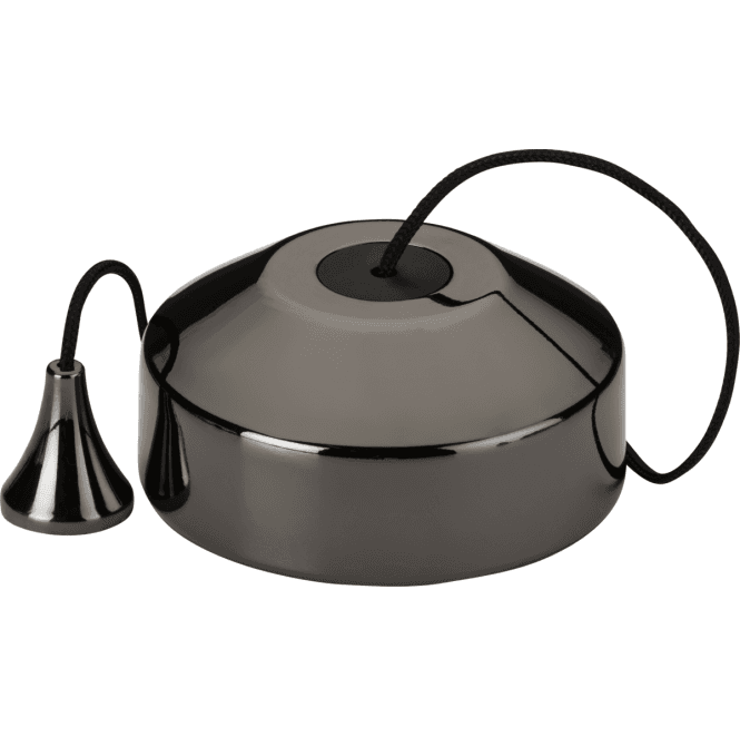 Knightsbridge Switches and Sockets 8300BN 10a 2 Way Pull Cord Switch in Black Nickel