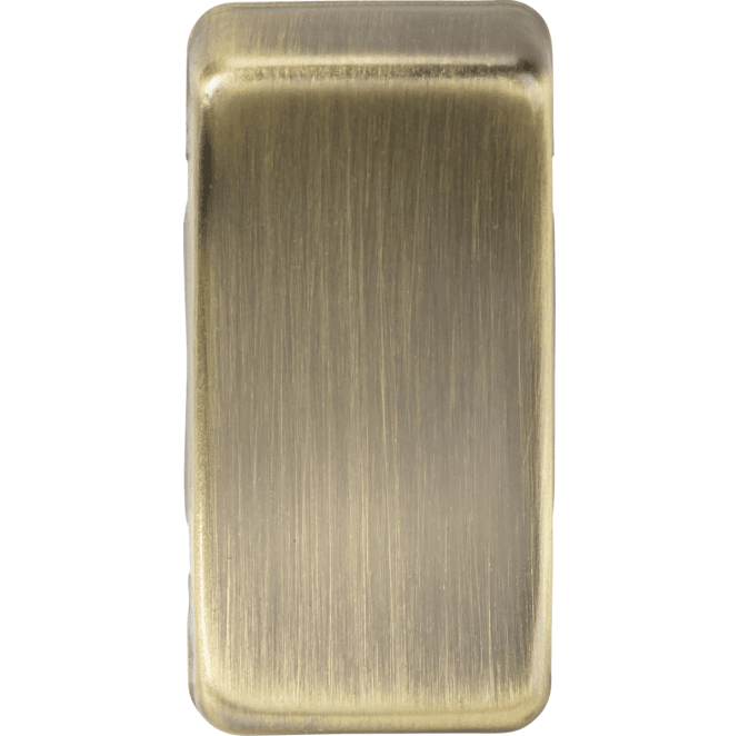 Knightsbridge Switches and Sockets GDBLANKAB Blank Switch Cover in Antique Brass