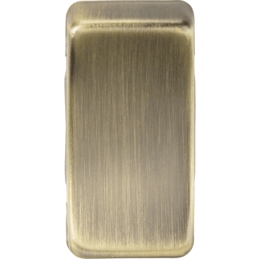 GDBLANKAB Blank Switch Cover in Antique Brass