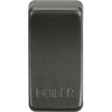 GDBOILSB Switch Cover marked "BOILER" in Smoked Bronze