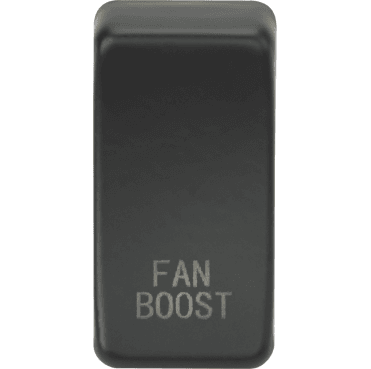 GDBOOSTAT Switch Cover marked "FAN BOOST" in Anthracite