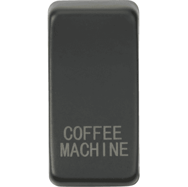 GDCOFFAT Switch Cover marked "COFFEE MACHINE" in Anthracite