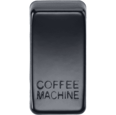 GDCOFFMB Switch Cover marked "COFFEE MACHINE" in Matt Black