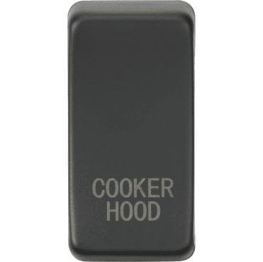 GDCOOKAT Switch Cover marked "COOKER HOOD" in Anthracite
