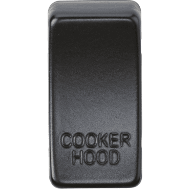 GDCOOKMB Switch Cover marked "COOKER HOOD" in Matt Black