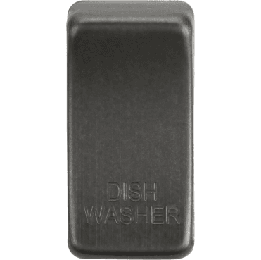 GDDISHSB Switch Cover marked "DISHWASHER" in Smoked Bronze