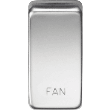 GDFANPC Switch Cover marked "FAN" in Polished Chrome