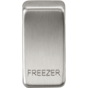 GDFREEZEBC Switch Cover marked "FREEZER" in Brushed Chrome