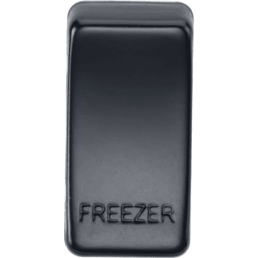 GDFREEZEMB Switch Cover marked "FREEZER" in Matt Black