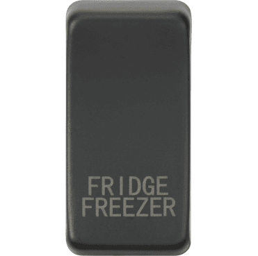GDFRIDAT Switch Cover marked "FRIDGE FREEZER" in Anthracite