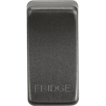 GDFRIDGESB Switch Cover marked "FRIDGE" in Smoked Bronze