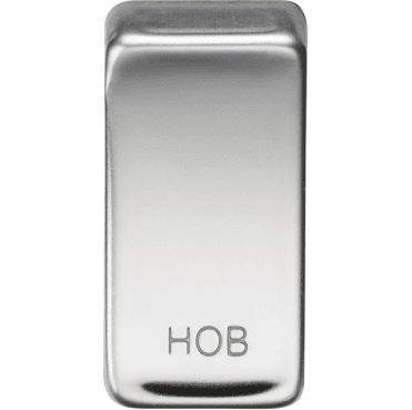 GDHOBPC Switch Cover marked "HOB" in Polished Chrome