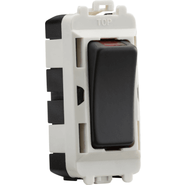 GDM003AT 20A Double Pole Grid Module with LED Indicator in Anthracite