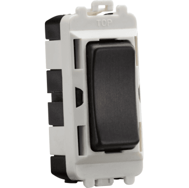 GDM004SB 20A 2 Way Single Pole Module (centre off) in Smoked Bronze