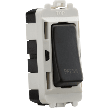 GDM006AT 20A 2 Way Retractive Single Pole Module (marked press) in Anthracite
