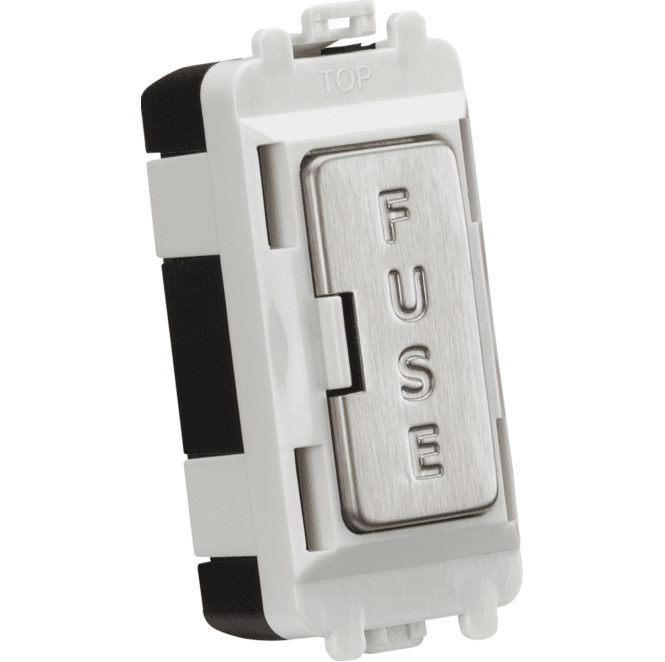 Knightsbridge Switches and Sockets GDM011BC 13A Fused Module in Brushed Chrome