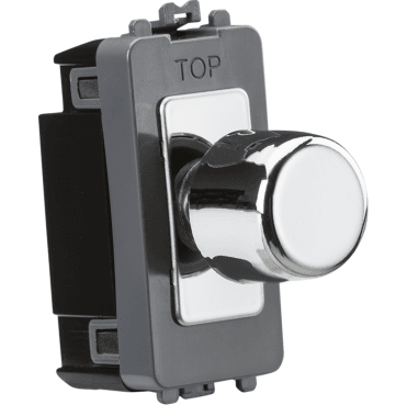 GDM022PC 6A 1G 2 Way Dummy Dimmer Module in Polished Chrome