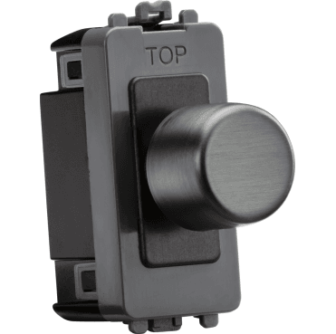 GDM022SB 6A 1G 2 Way Dummy Dimmer Module in Smoked Bronze