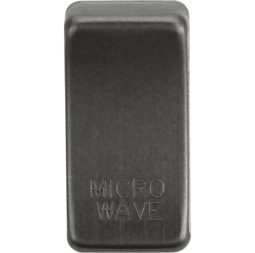GDMICROSB Switch Cover marked "MICROWAVE" in Smoked Bronze