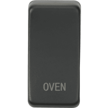 GDOVENAT Switch Cover marked "OVEN" in Anthracite