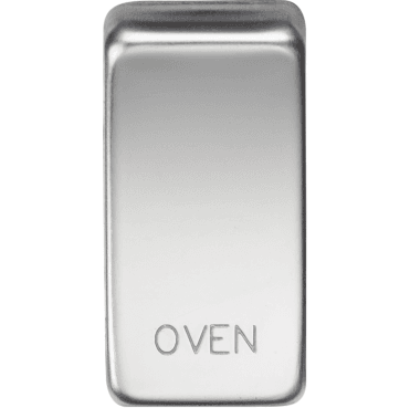 GDOVENPC Switch Cover marked "OVEN" in Polished Chrome