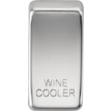 GDWINEPC Switch Cover marked "WINE COOLER" in Polished Chrome