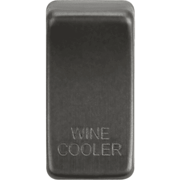 GDWINESB Switch Cover marked "WINE COOLER" in Smoked Bronze