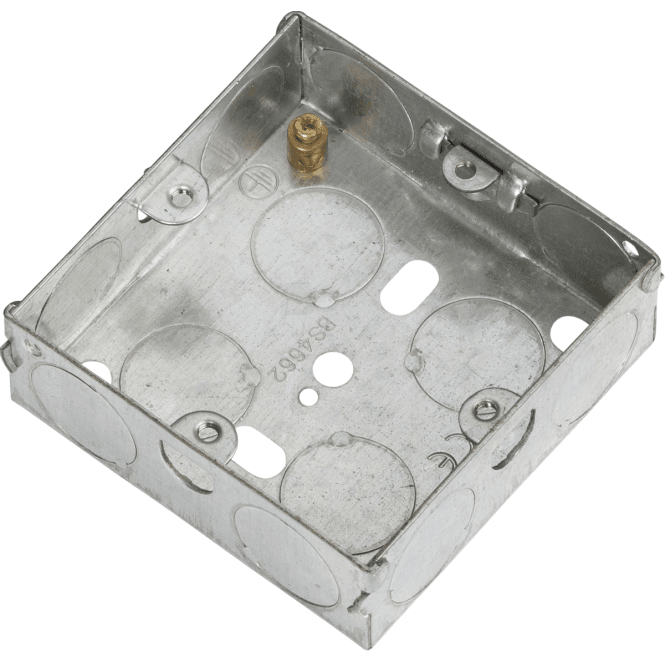 Knightsbridge Switches and Sockets GSK25 Single 25mm Metal Back Box