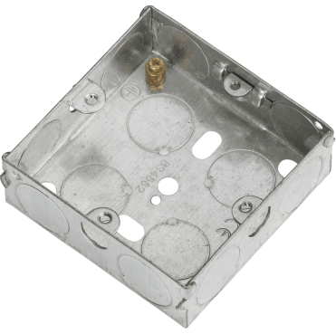 GSK25 Single 25mm Metal Back Box