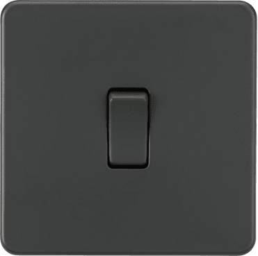 SF1200AT Screwless 1G Intermediate Switch in Anthracite