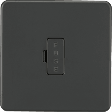 SF6000AT Screwless 13A Fused Spur in Anthracite