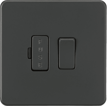 SF6300AT Screwless 13A Switched Fused Spur in Anthracite