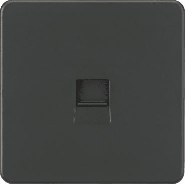 SF7300AT Screwless Telephone Master Socket in Anthracite