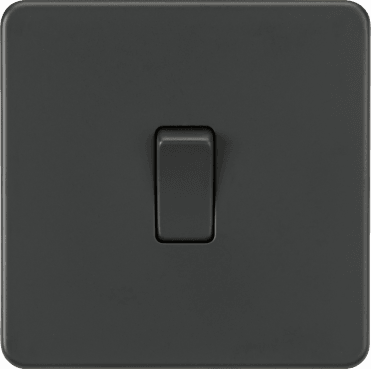 SF8341AT Screwless 20A 1G DP Switch in Anthracite