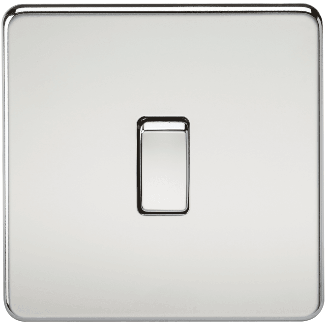 Knightsbridge Switches and Sockets SF8341PC Screwless 20A 1G DP Switch in Polished Chrome
