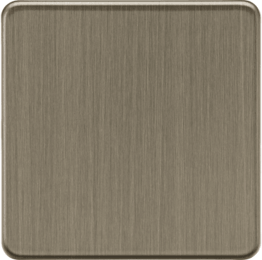 SF8350AB Screwless 1G Blanking Plate in Antique Brass