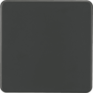 SF8350AT Screwless 1G Blanking Plate in Anthracite