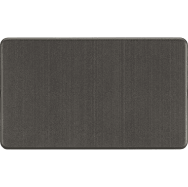 SF8360SB Screwless 2G Blanking Plate in Smoked Bronze