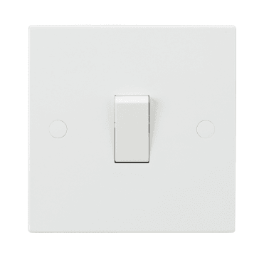 SN1200 Square Edged 1G Intermediate Switch in White