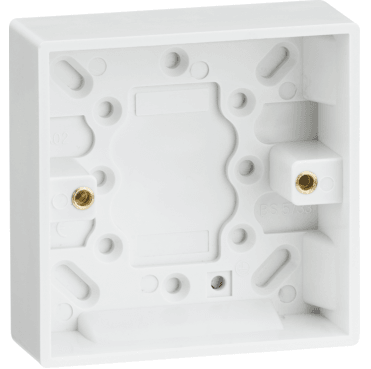 SN1400 Single 25mm PVC Back Box
