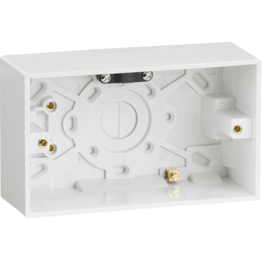 SN1600 Double 47mm PVC Back Box