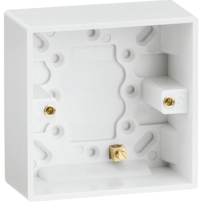 Knightsbridge Switches and Sockets SN1700 Single 35mm PVC Back Box