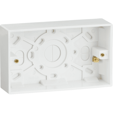 SN1800 Double 35mm PVC Back Box