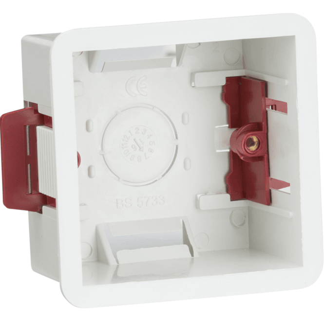 Knightsbridge Switches and Sockets SN8381 Single 47mm Dry Lining Back Box