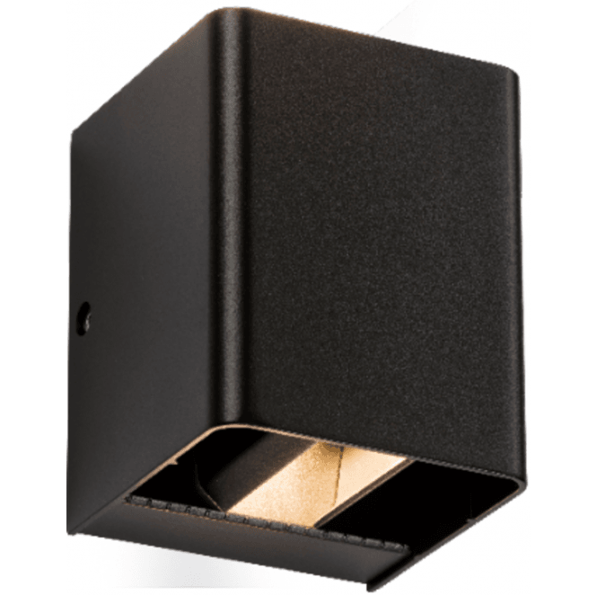 Knightsbridge WAD12ABK Outdoor IP65 6W LED (3000k Warm White) Adjustable Up Down Wall Light in a Black Finish