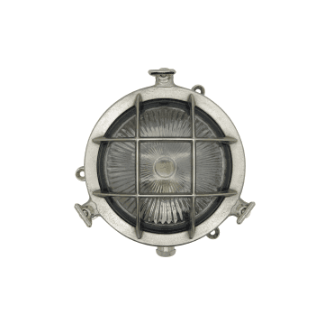 09308 Navigator Outdoor IP44 1 Light Mini Porthole Bulkhead Light in a Satin Nickel Finish